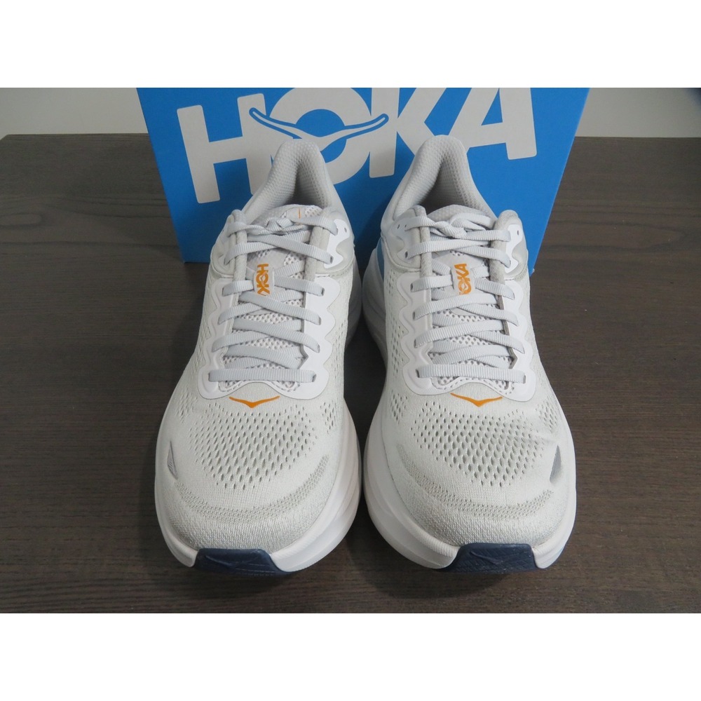 Hoka One One Bondi 9 Mens 9 Shoes Gray Stardust Running Sneaker 1162011 SSTC - Picture 4 of 10